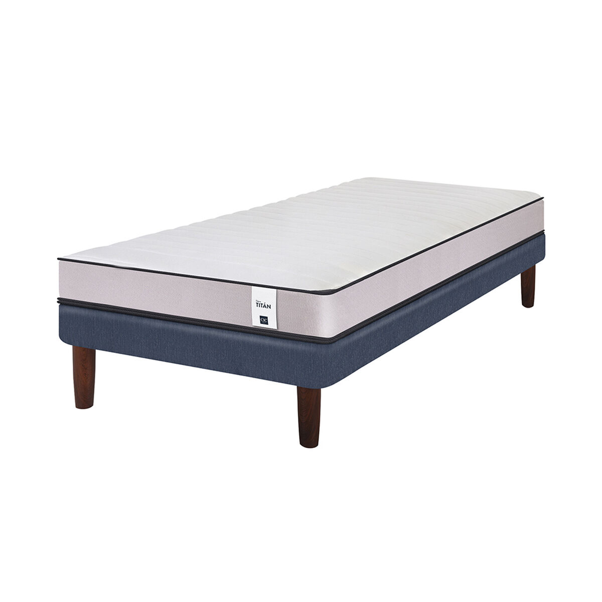 Cama Europea CIC 1,5 Plazas New Titán