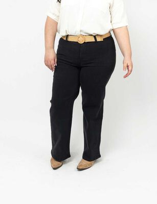 Imagen 1 del producto Jeans Straight Mujer Extralindas Negro