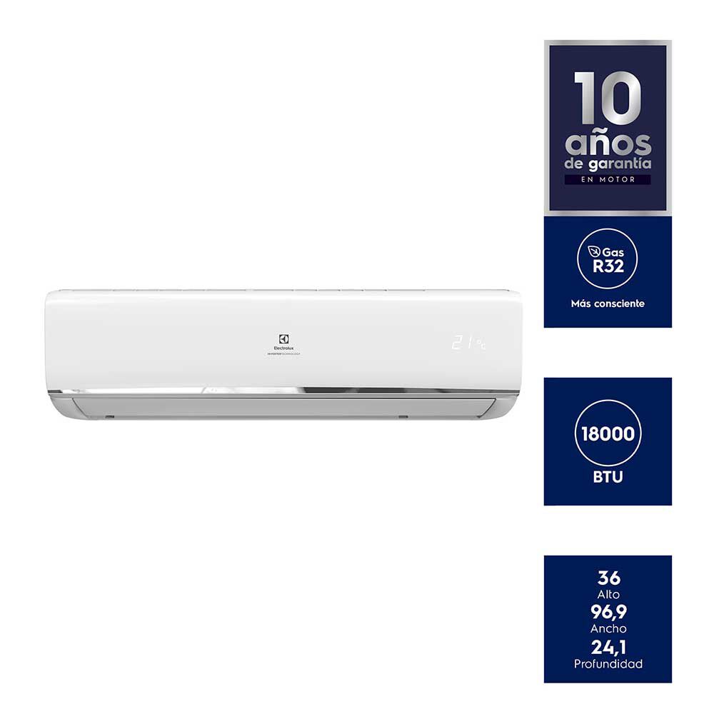 Aire Acondicionado Split Inverter Electrolux EAIX18 18000 BTU