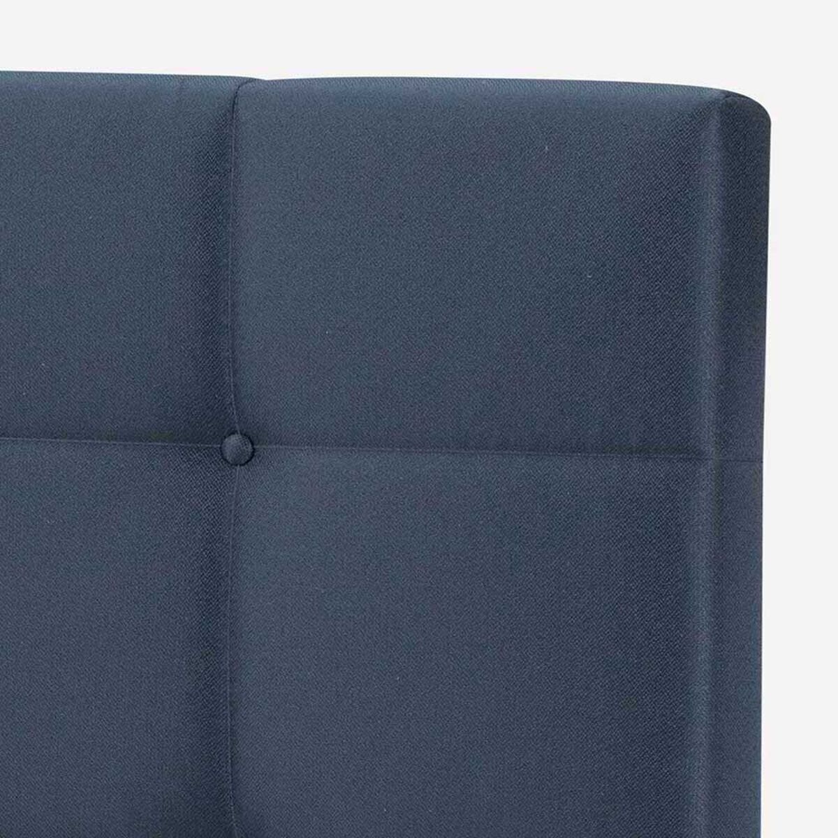 Boxet Rosen 2 Plazas Indie + Respaldo + 2 Veladores Issey Azul