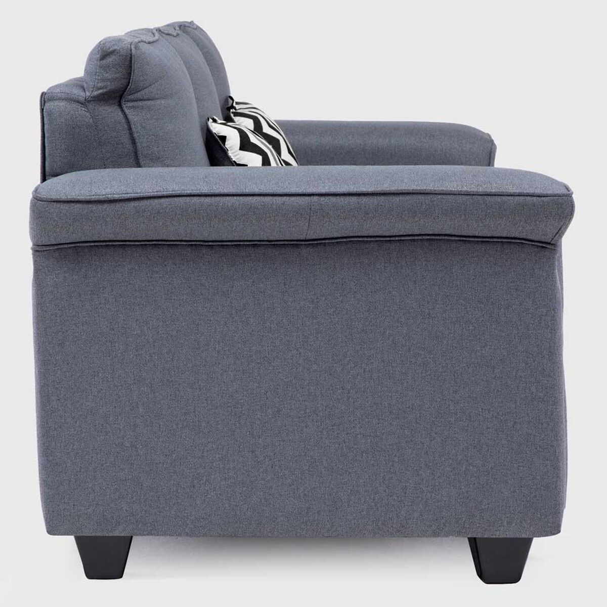 Juegos de Living Mons Sicilia Sof&aacute; 3 Cuerpos + Sof&aacute; 2 Cuerpos Gris