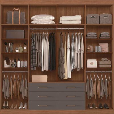 Imagen 2 del producto Clóset Altavision Master 8 Puertas 6 Cajones Jatoba Grafito