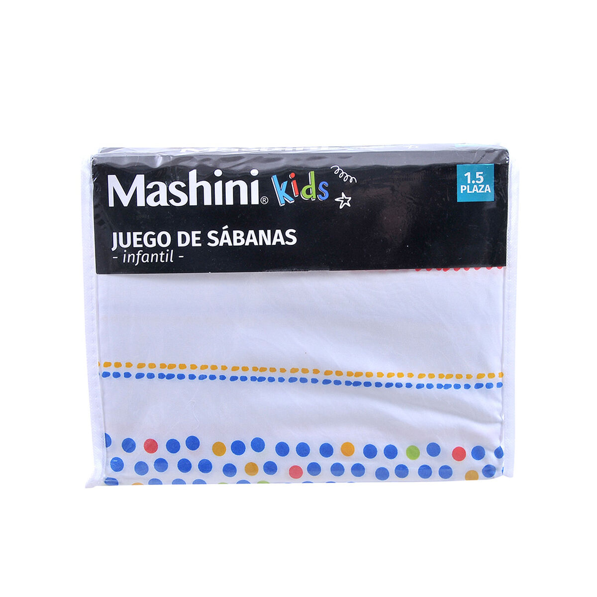 Sábana Mashini  1,5 Plazas Estampado Infantil Zoo