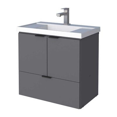 Imagen 1 del producto Vanitorio + Lavamanos Vekkahome Lis Gris