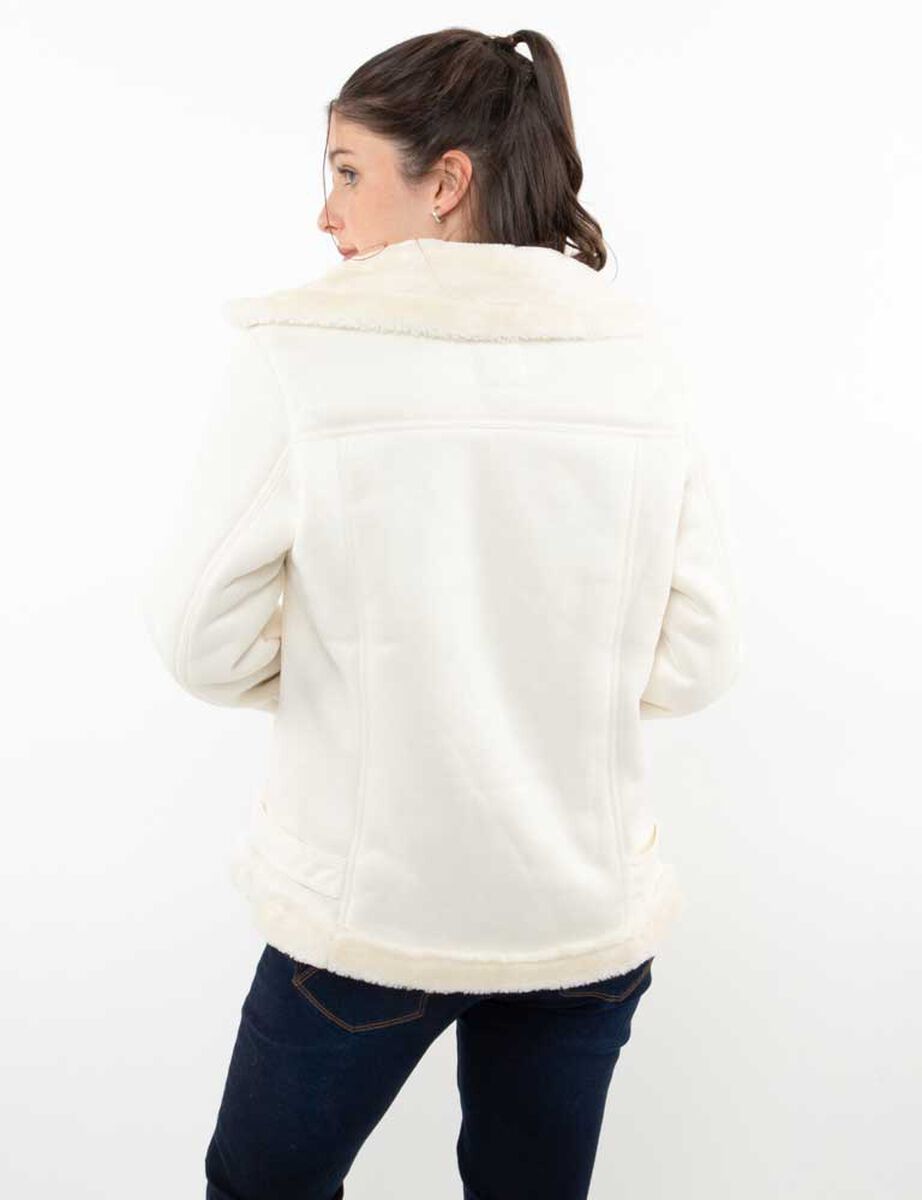 Chaqueta Aviadora Terciopelo Plush Chiporro Mujer Icono