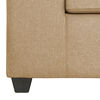 Juego de Living Innovamuebles Kahlo Sofá 2 Cuerpos + Dos Pouf 1 Cuerpo Oro