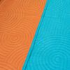 Quilt Bicolor Doral King Origins Calipso Naranjo