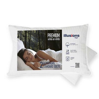 Imagen 1 del producto Pack Almohadas Illusions Microfibra Premium 50 x 70 cm