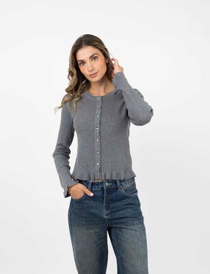 Imagen 1 del producto Sweater Mujer Zibel Gris, Verde