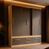 Closet Yardas Alexa 4 Puertas 4 Cajones Freij&oacute; Negro