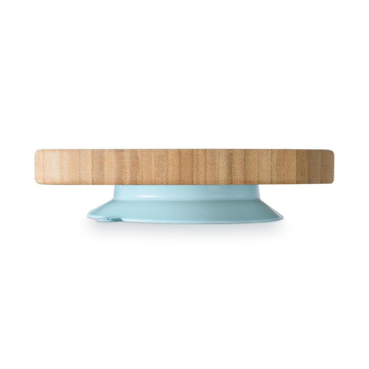Plato Cuadrado Ventosa Bambú Azul Fisher Price