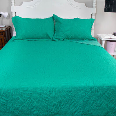 Imagen 1 del producto Quilt Doral King Turquesa Bubbly