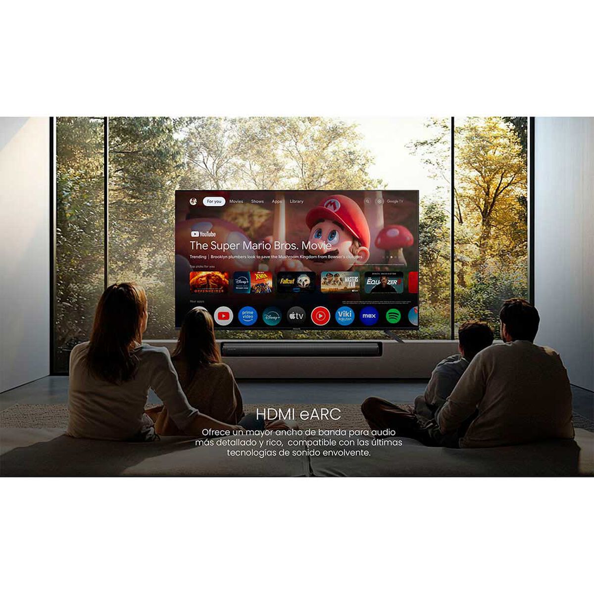 Smart TV  AIWA QLED 65" AW65B4QFG Android 14 Negro