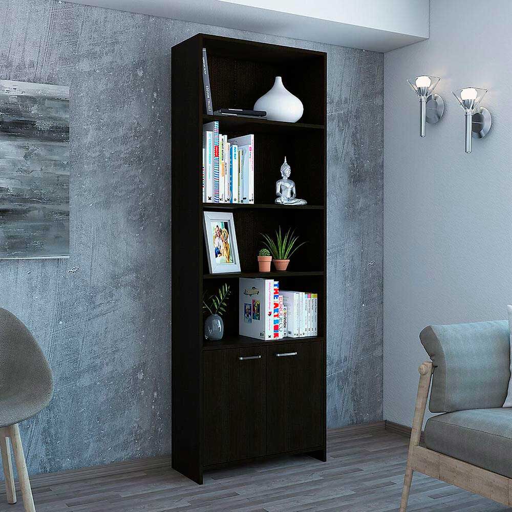TUHOME Biblioteca Lisa Con Puertas