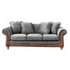 Sof&aacute; Latam Home Rimini 3 Cuerpos  Gris