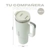 Vaso T&eacute;rmico Tumbler Lhotse Acero Inoxidable con Tapa 1180ml Crema