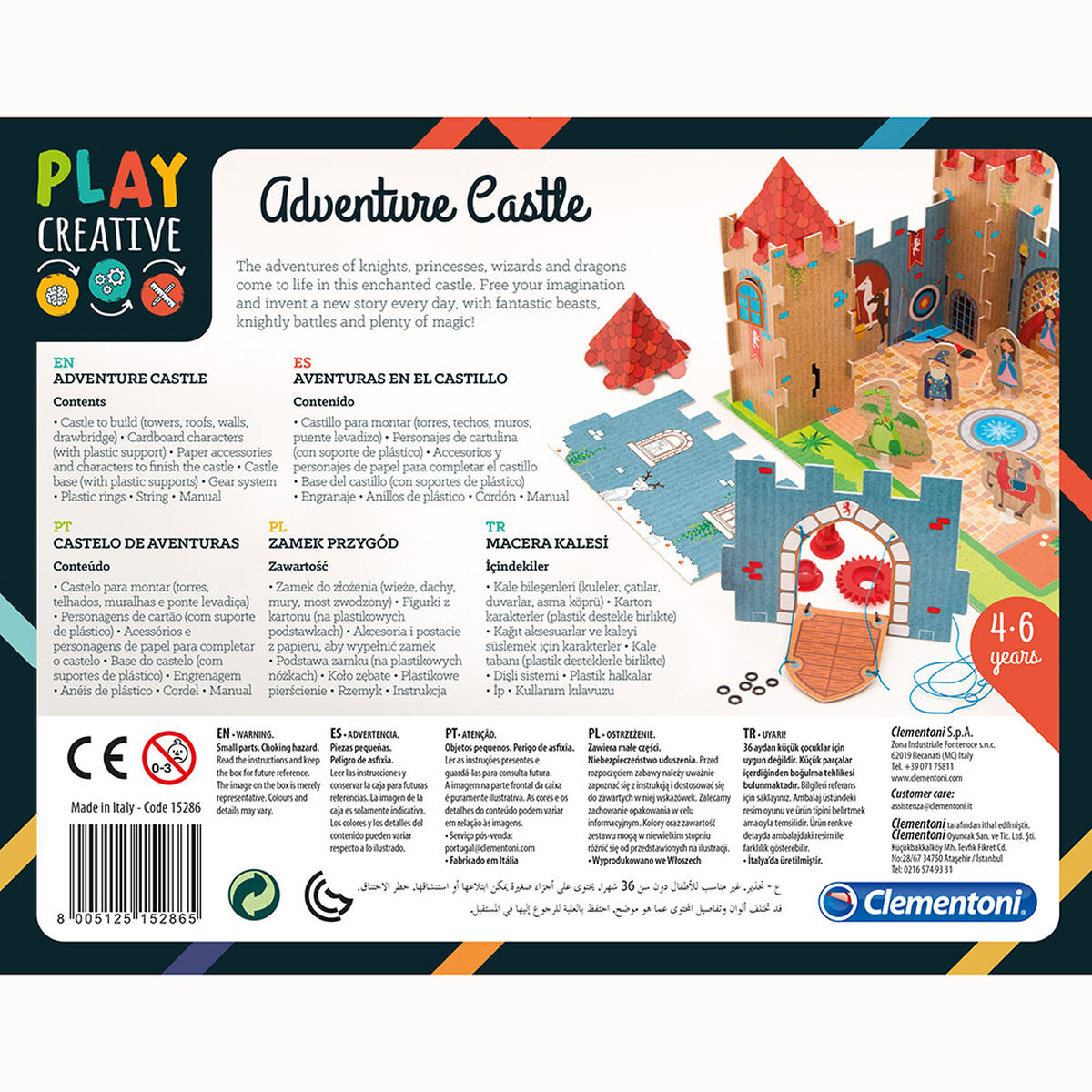 Juego de mesa Clementoni Adventure Castle