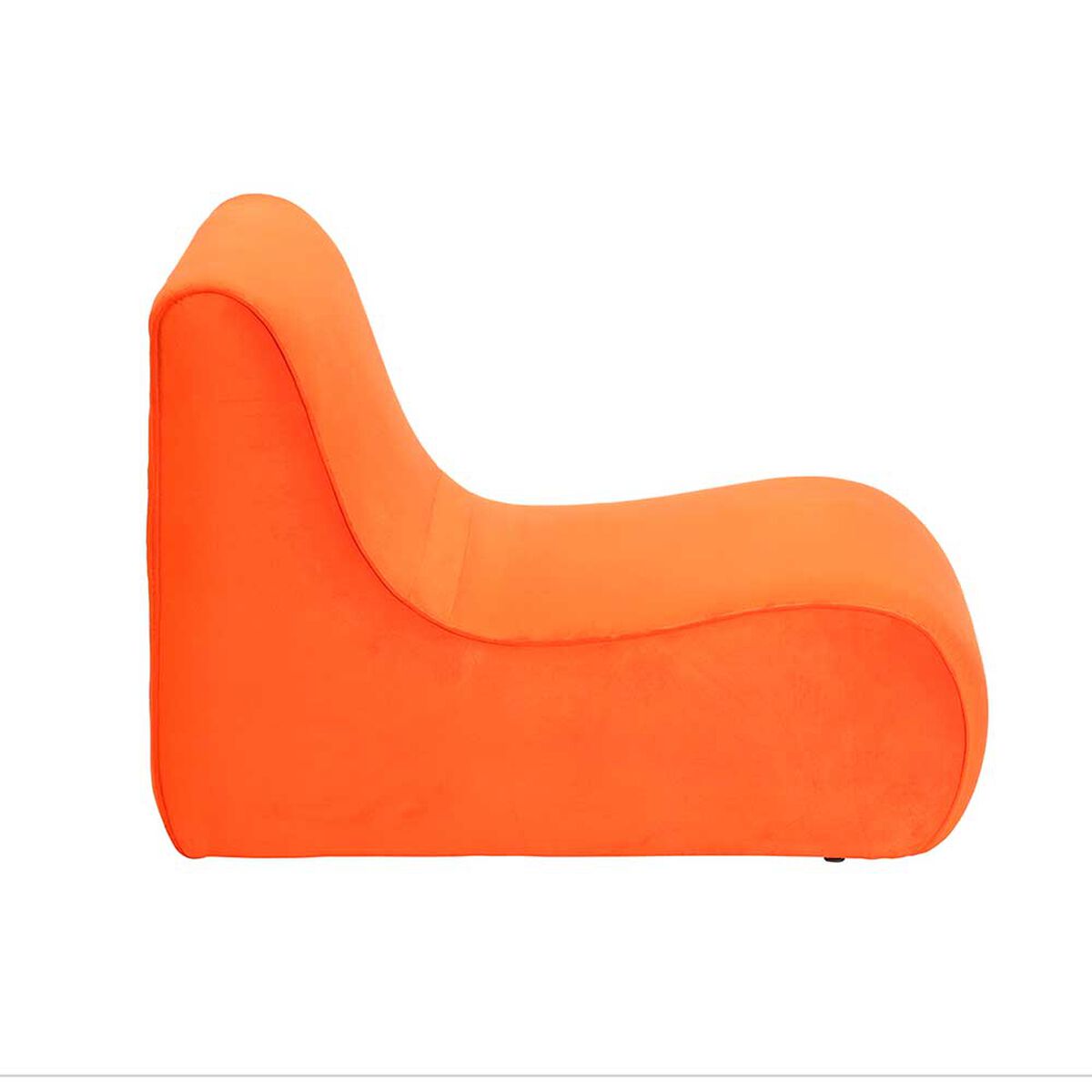 Sillón Bodevir Komodo Felpa 1 Cuerpo Naranjo 