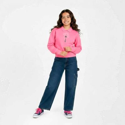 Poler&oacute;n Fashion de Algod&oacute;n Ni&ntilde;a Mila