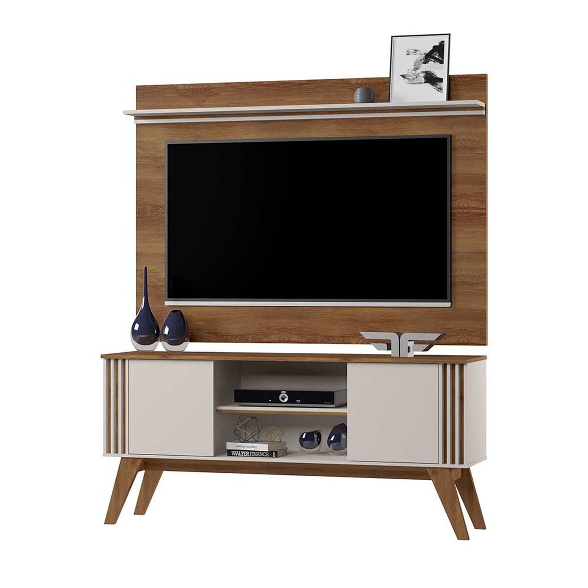 Rack TV Exit Vitta Beige Matte Hasta 65"