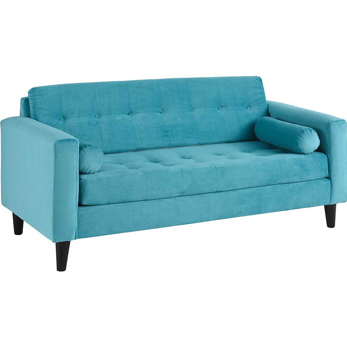 Sofá Bodevir Retro Felpa 00 3 Cuerpos Turquesa 