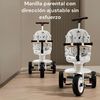 Triciclo LuBabycas 360° Multiposiciones con Mesita Blanco