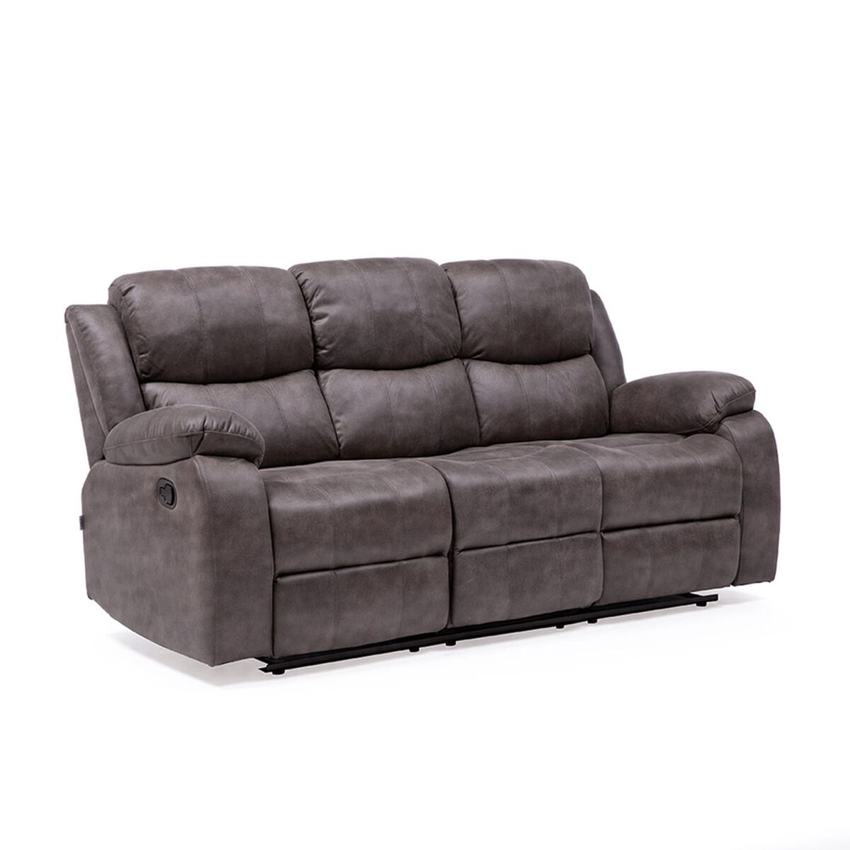 Sofá Reclinable Manual VYS SPA Isabel 3 Cuerpos Café