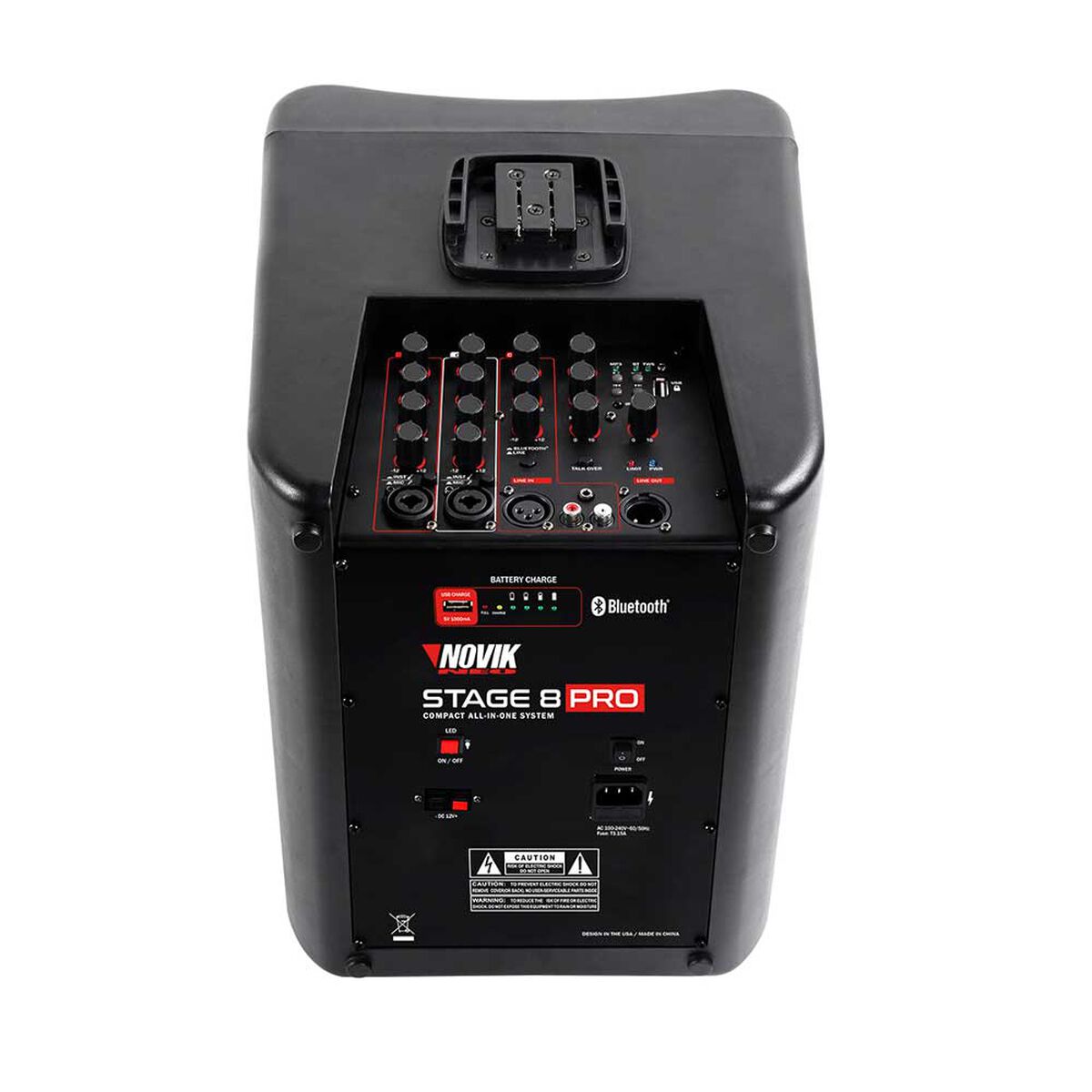 Sistema Compacto de Audio Novik Stage 8 Pro