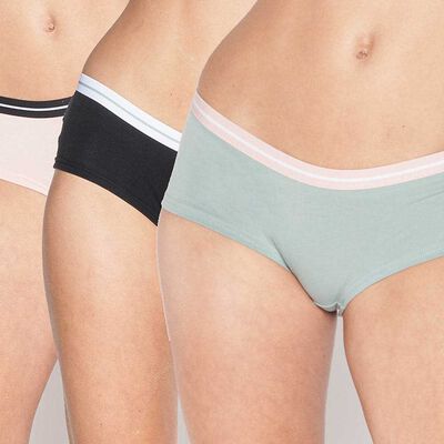 Imagen 1 del producto Pack 3 Calzones Pantaletas Mujer Intime Verde