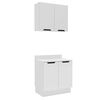 Kit Cocina Modular Delta Vekkahome 4 Puertas Blanca