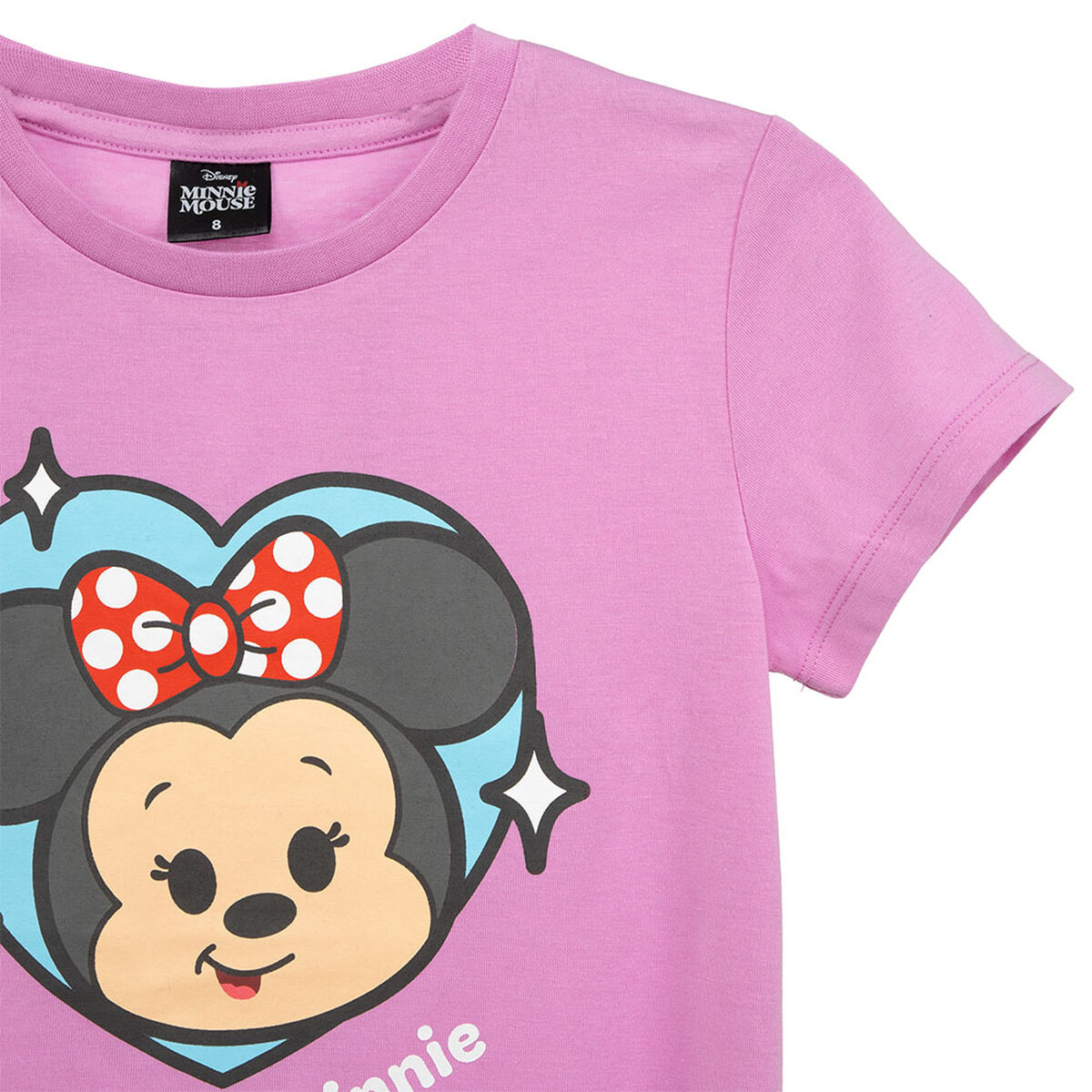 Polera Manga Corta Minnie Niña Licencias