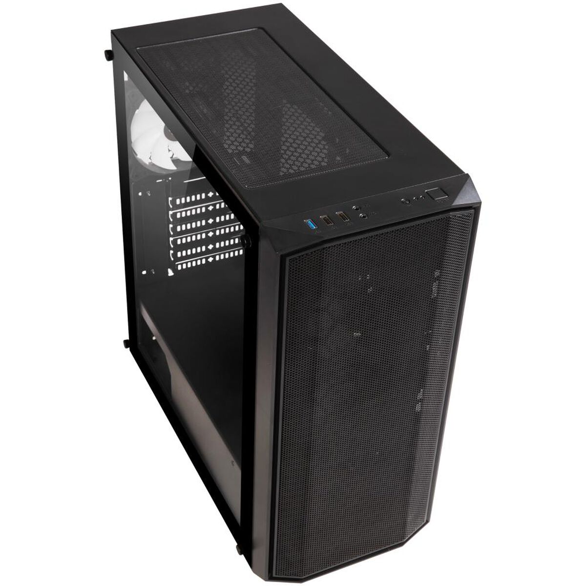 Gabinete BitFenix/ ​​Garen ATX/  4 ventiladores /Negro