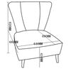 Poltrona Fm Furniture Grecia Azul