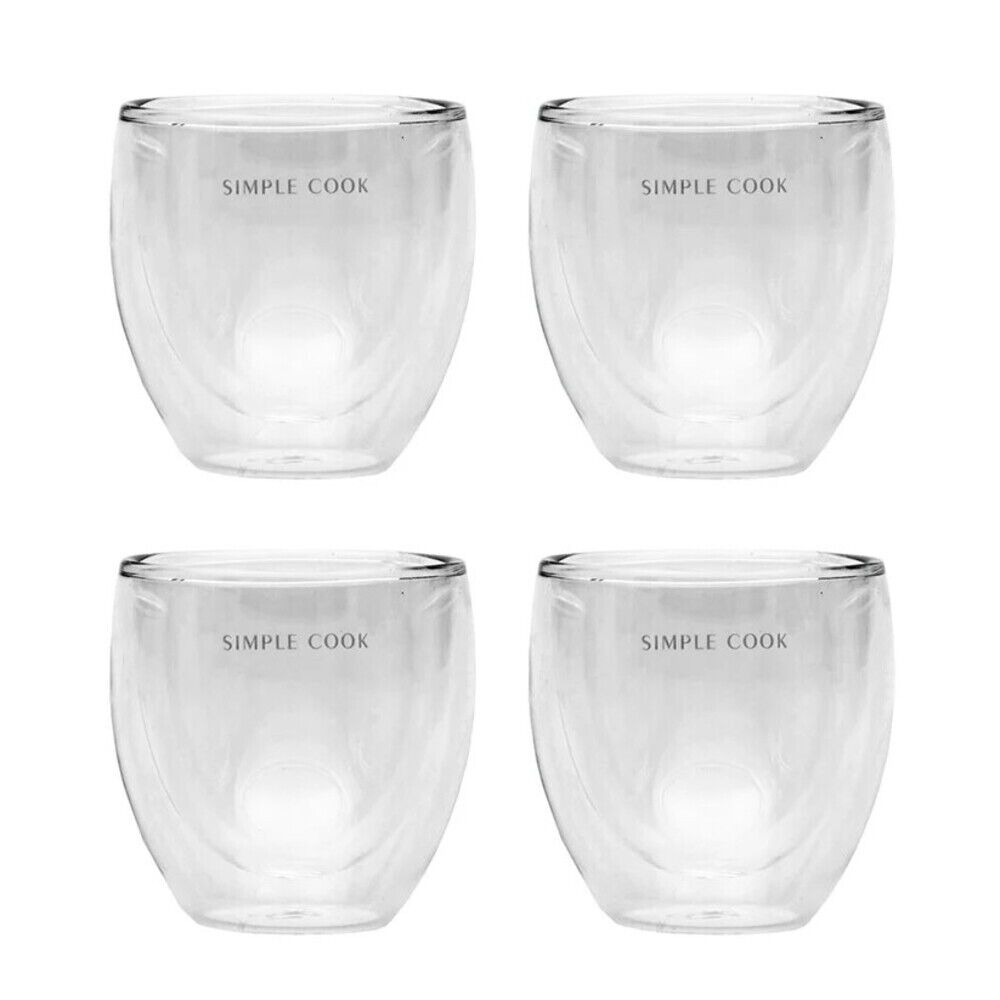 Set 4 Tazas Simple Cook Espresso