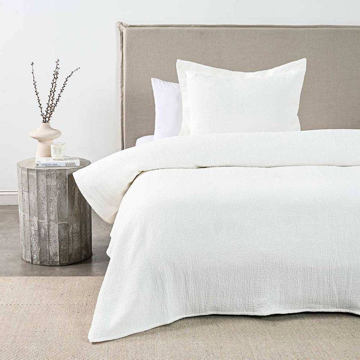 Cubrecama Royal Supreme 1.5 Plazas Mila Blanco