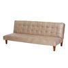 Fut&oacute;n Latam Home Turin Cuero 3 Cuerpos Beige