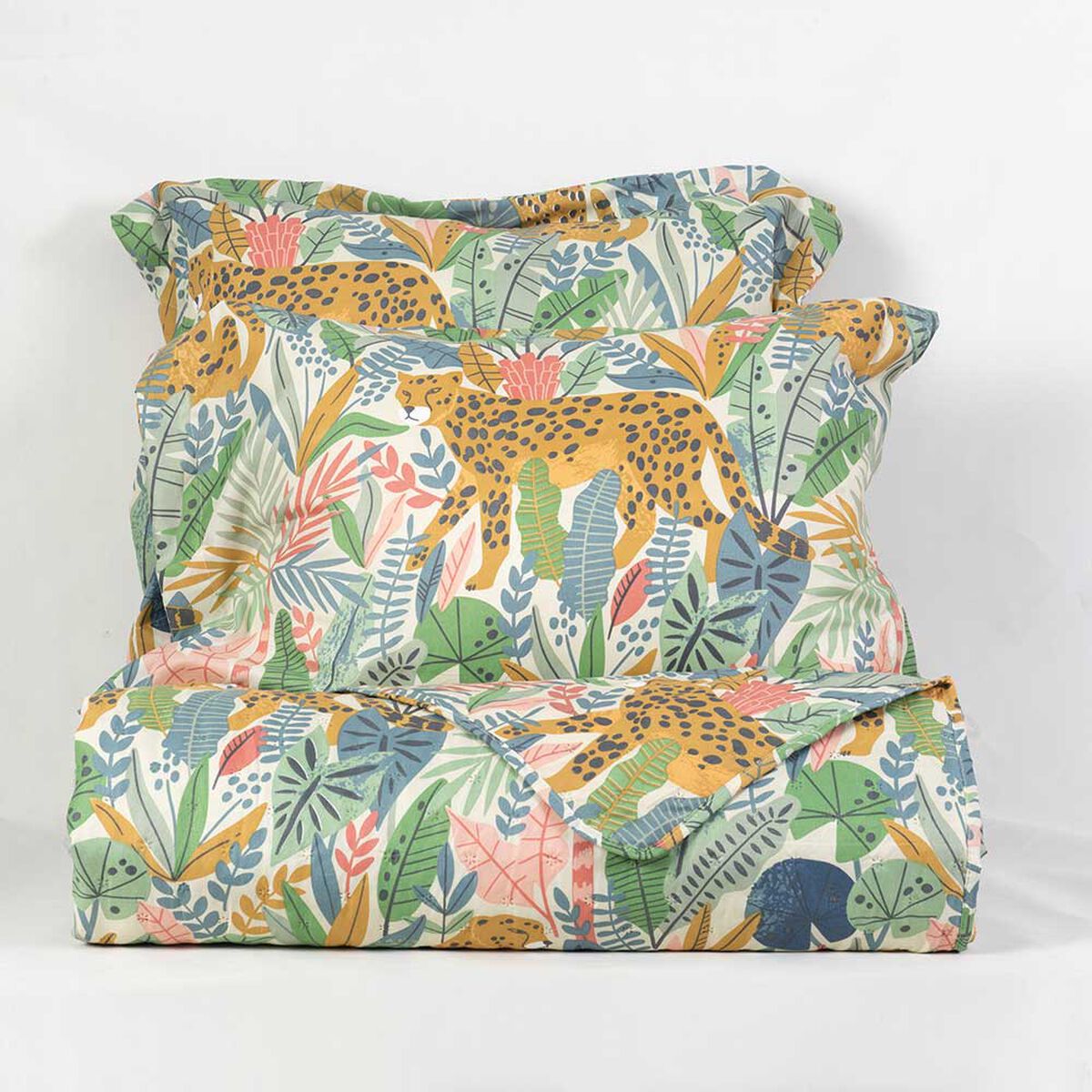 Set Quilt + Juego de Sábanas Estamapado Mashini 1,5 Plazas Dots