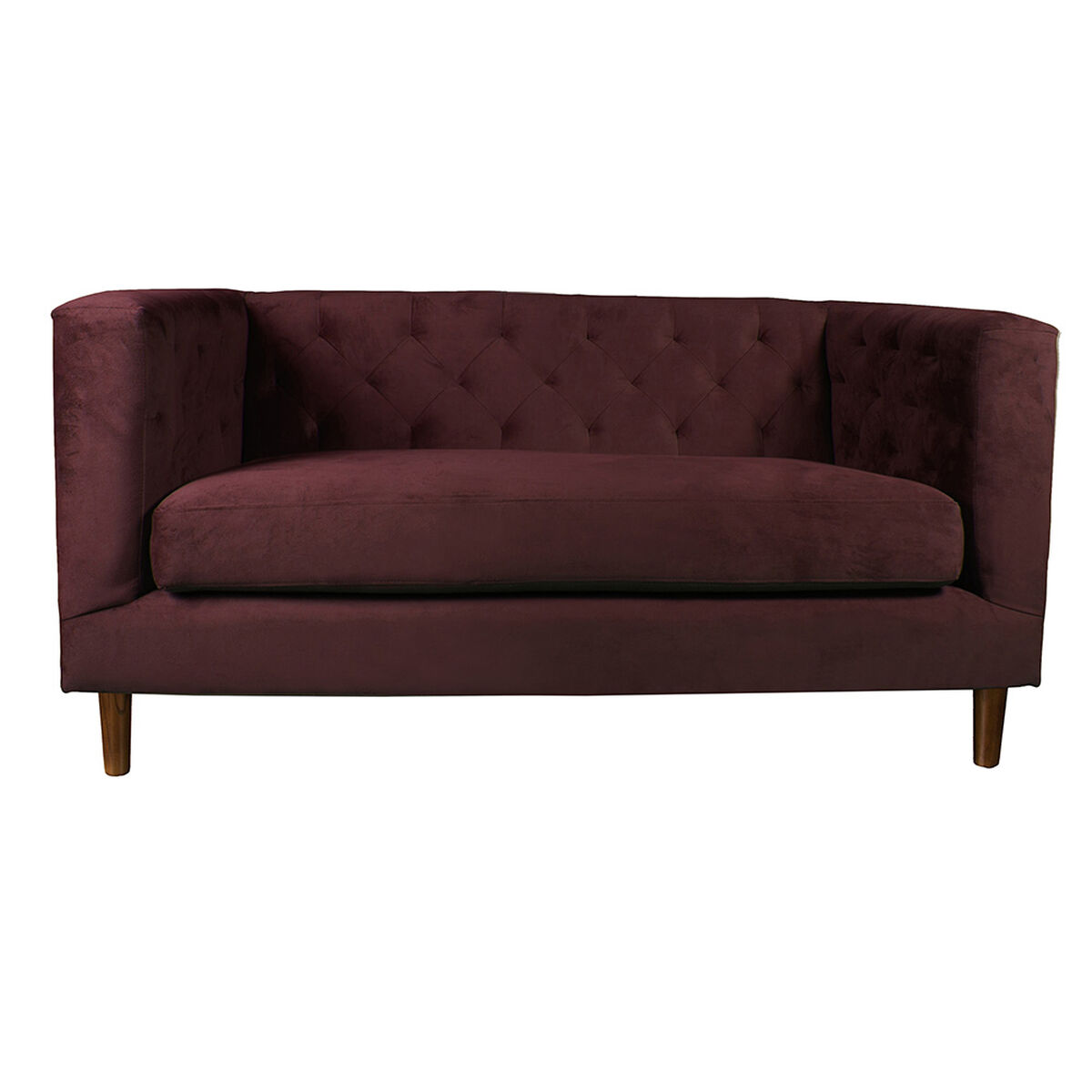 Sof&aacute; Tela Velvet Latam Home Brescia 2 Cuerpos
