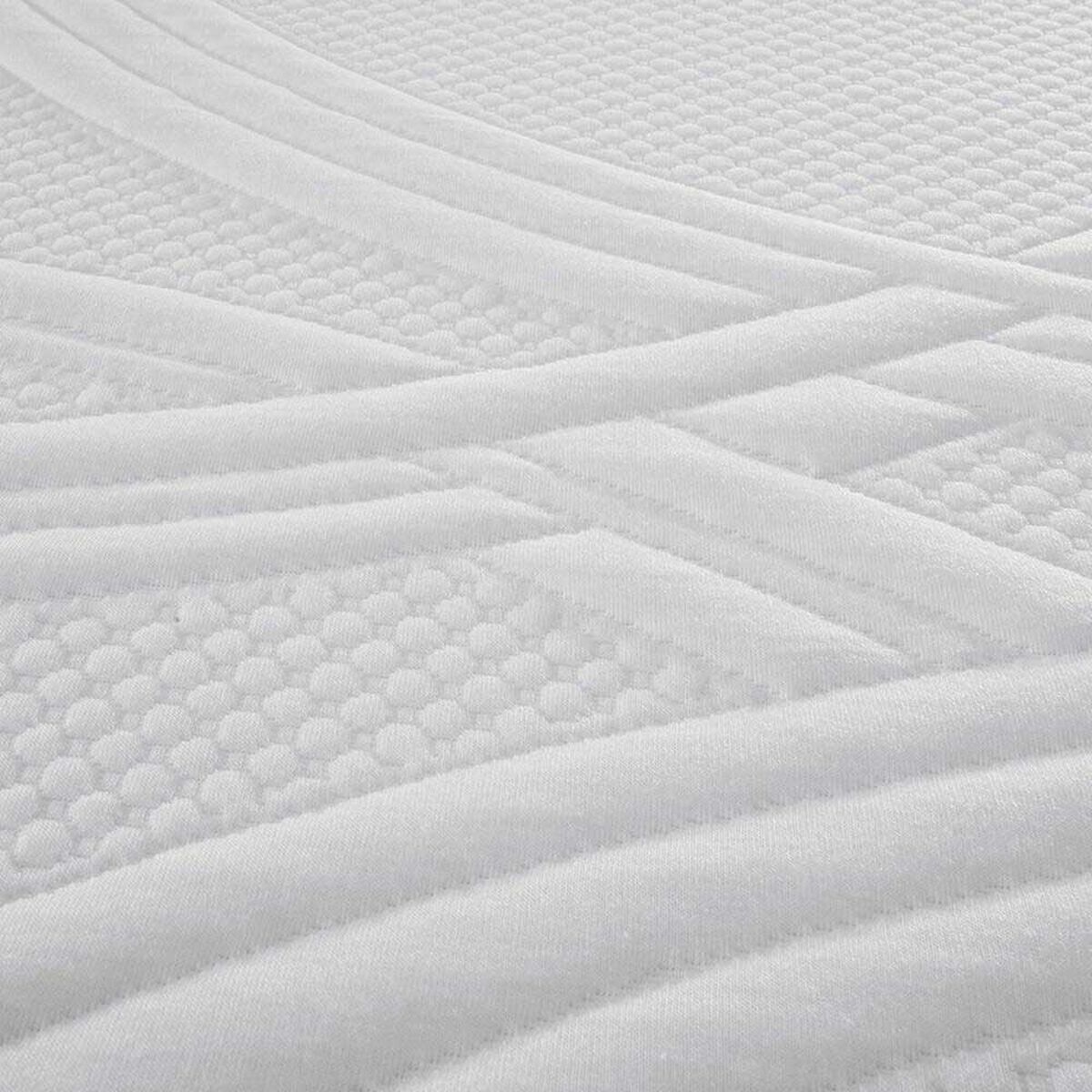 Cama Europea CIC Base Dividida King Ortopedic Advance + Respaldo + 2 Veladores New Torino Chocolate