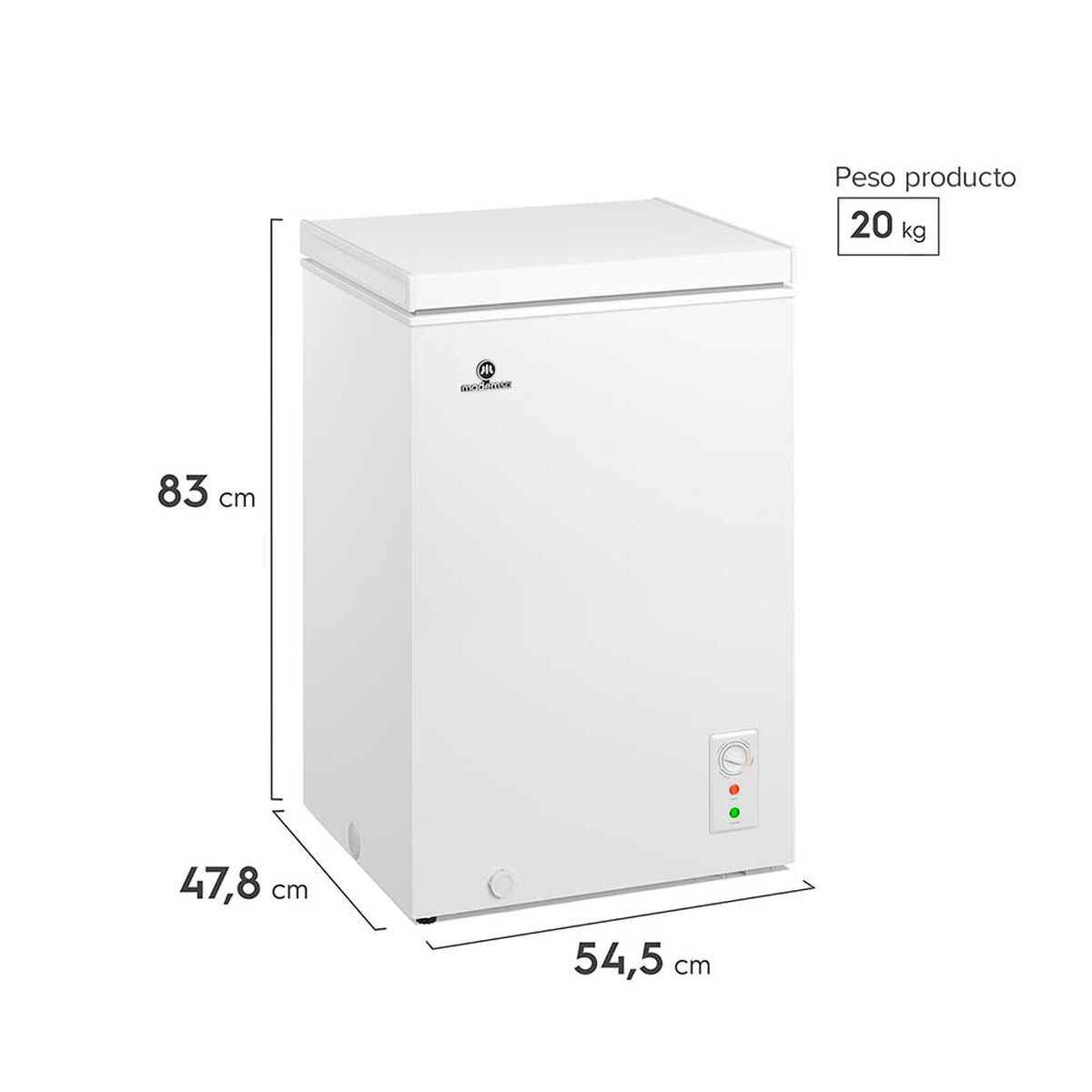 Freezer Horizontal Mademsa H100 97 L