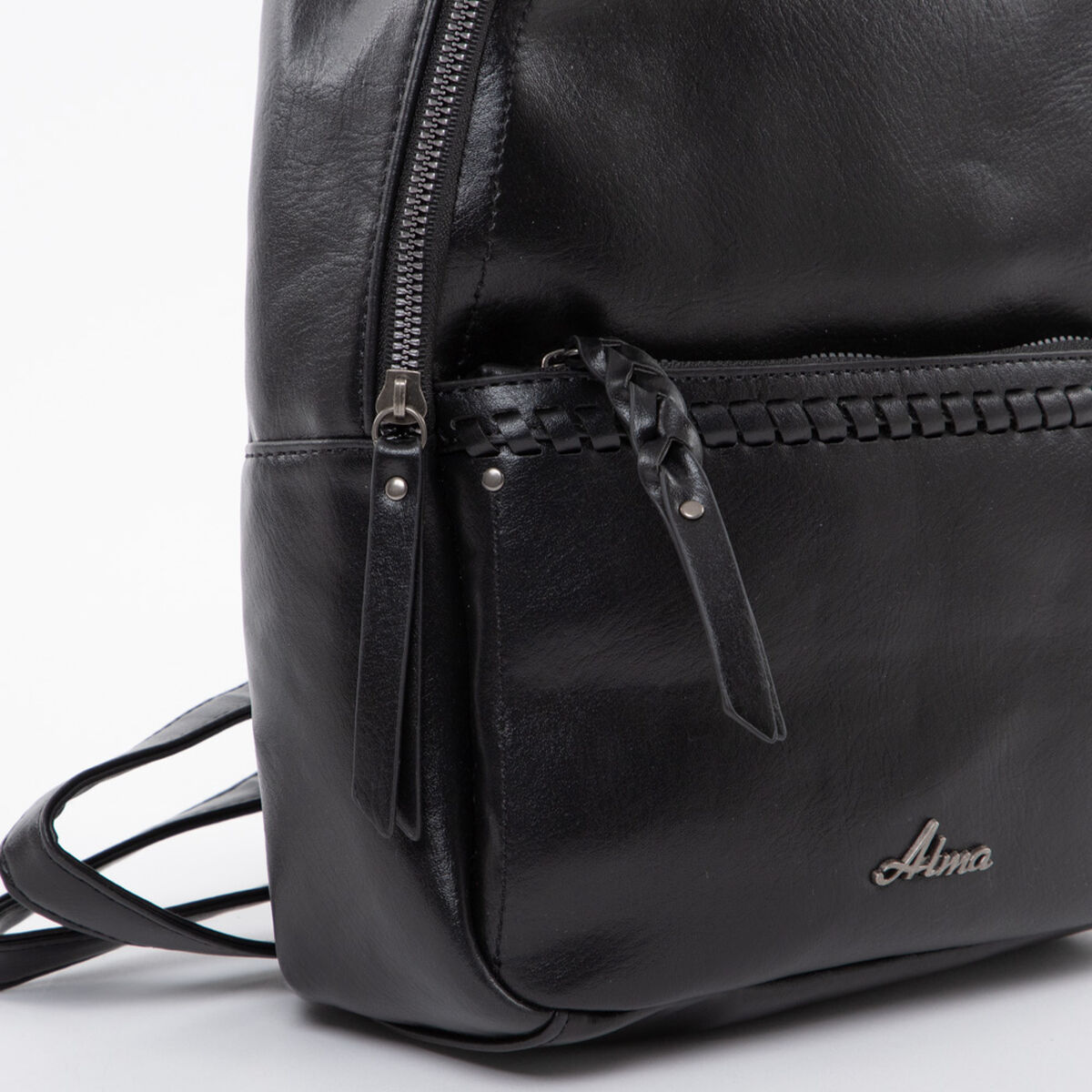 Mochila Ecocuero Negra Alma