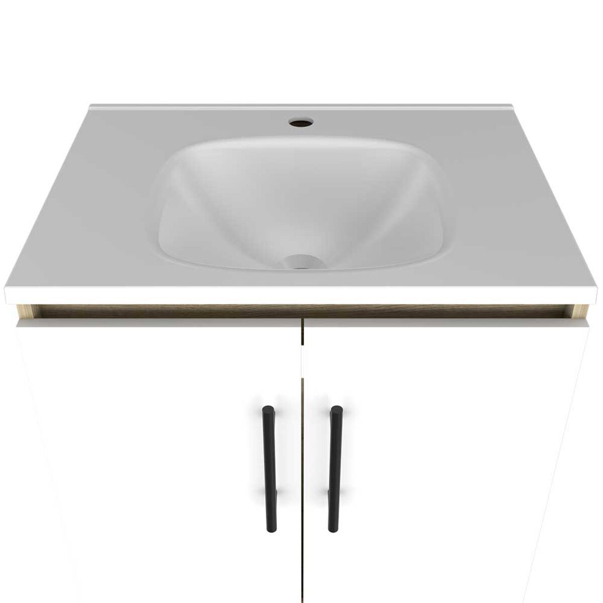 Mueble Lavamanos TuHome Bath Bi Color Duna Blanco