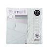 Juego de Sábanas Liso Plumetti 1,5 Plazas Broderie Celeste