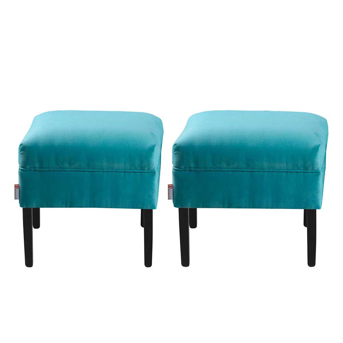 Set Pouf 2 Bodevir Sky Felpa 00 Turquesa 