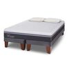 Cama Europea CIC Base Dividida 2 Plazas Ortopedic Advance + Set 2 Almohadas Da Soft Sleep