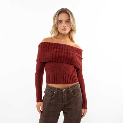 Sweater Bardot Mujer Icono