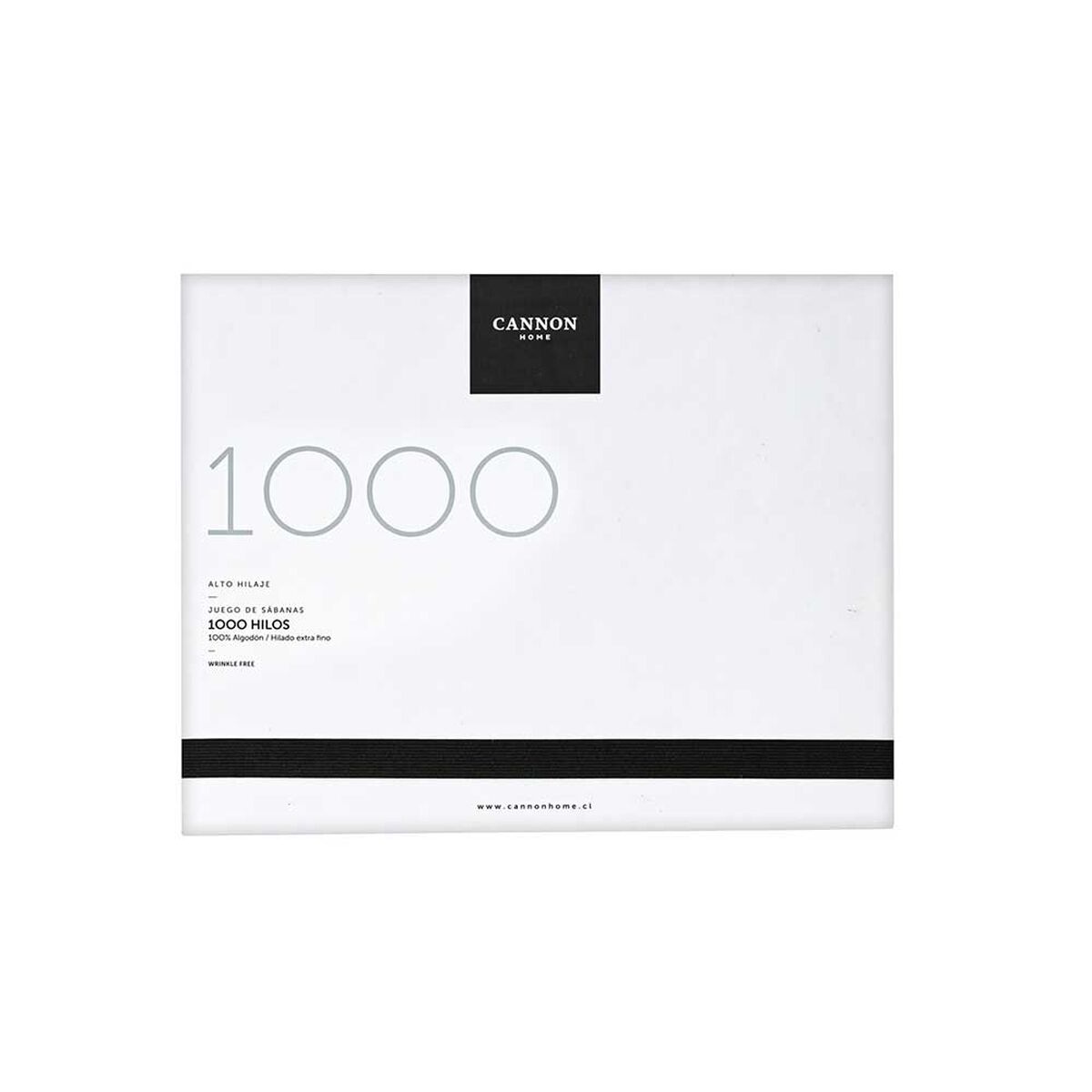 Juego de S&aacute;banas Cannon2 Plazas 1000 Hilos Liso White