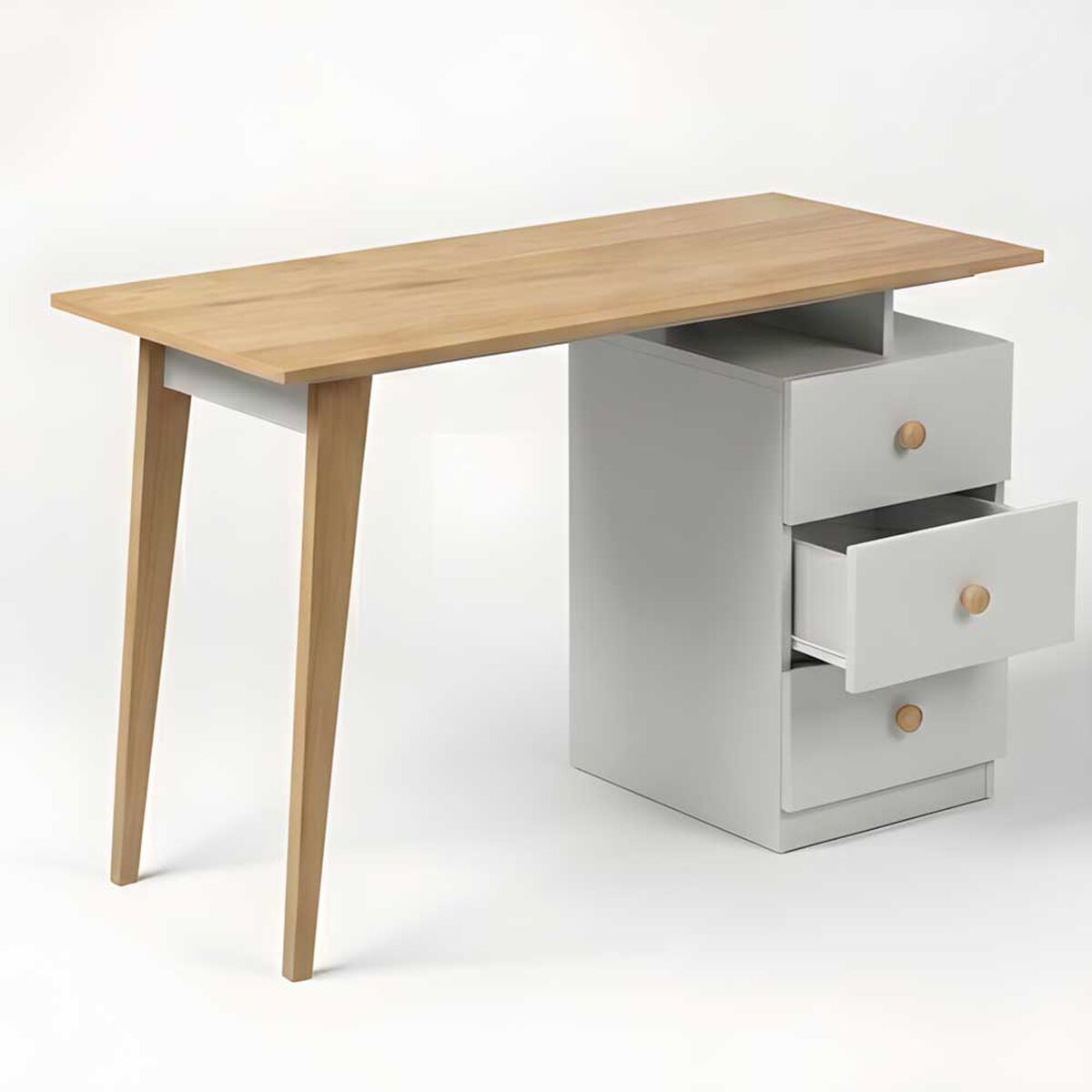 Escritorio Home Mobili Hamar 3 Cajones