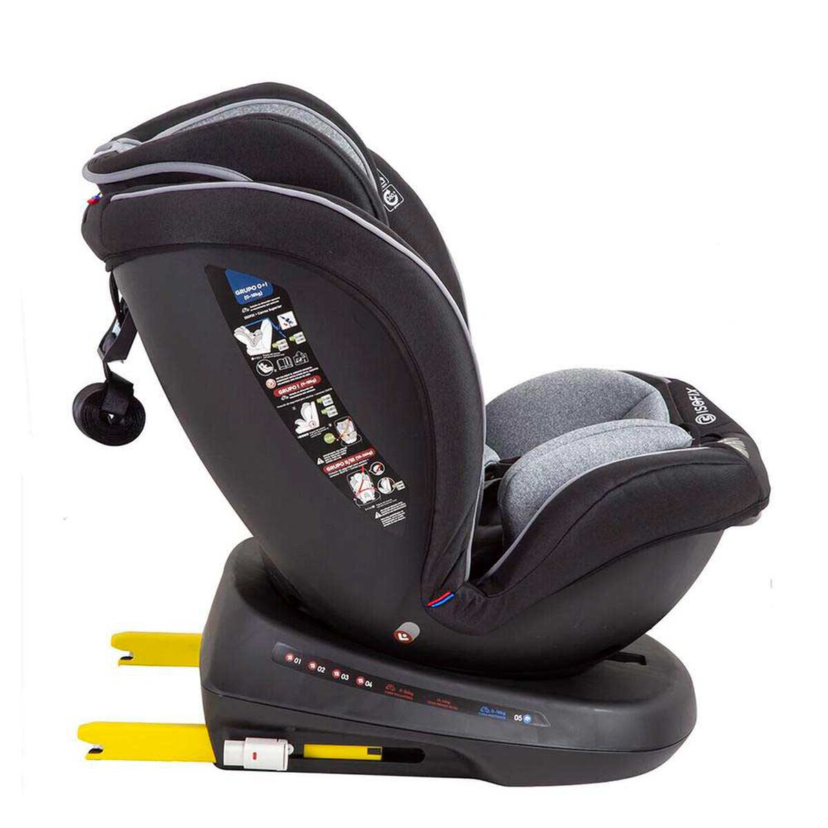 Silla de Auto Convertible Supra 360 S64 Gris