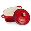 Olla Hierro Fundido Thomas 31 cm Rojo